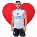 MAILLOT SANS MANCHE ENTRAINEMENT PARIS (avec short)